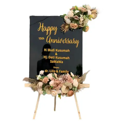 Papan Bunga Akrilik Setanggor